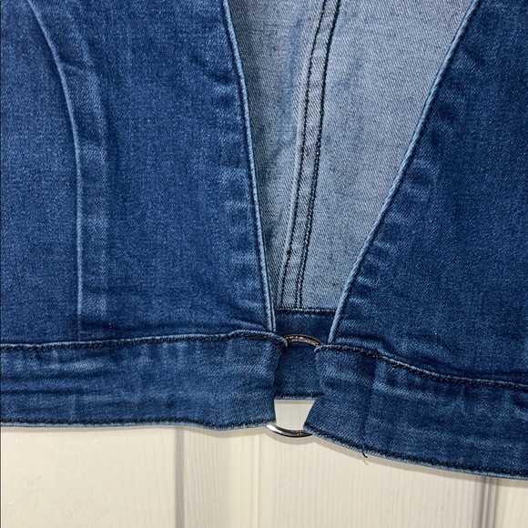 Blue Denim Crop Top - Picture 8 of 9